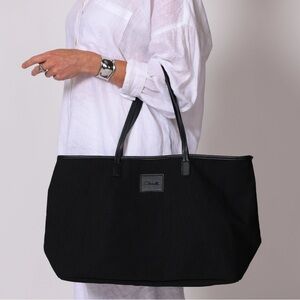 CLEOBELLA CANVAS TOTE BLACK